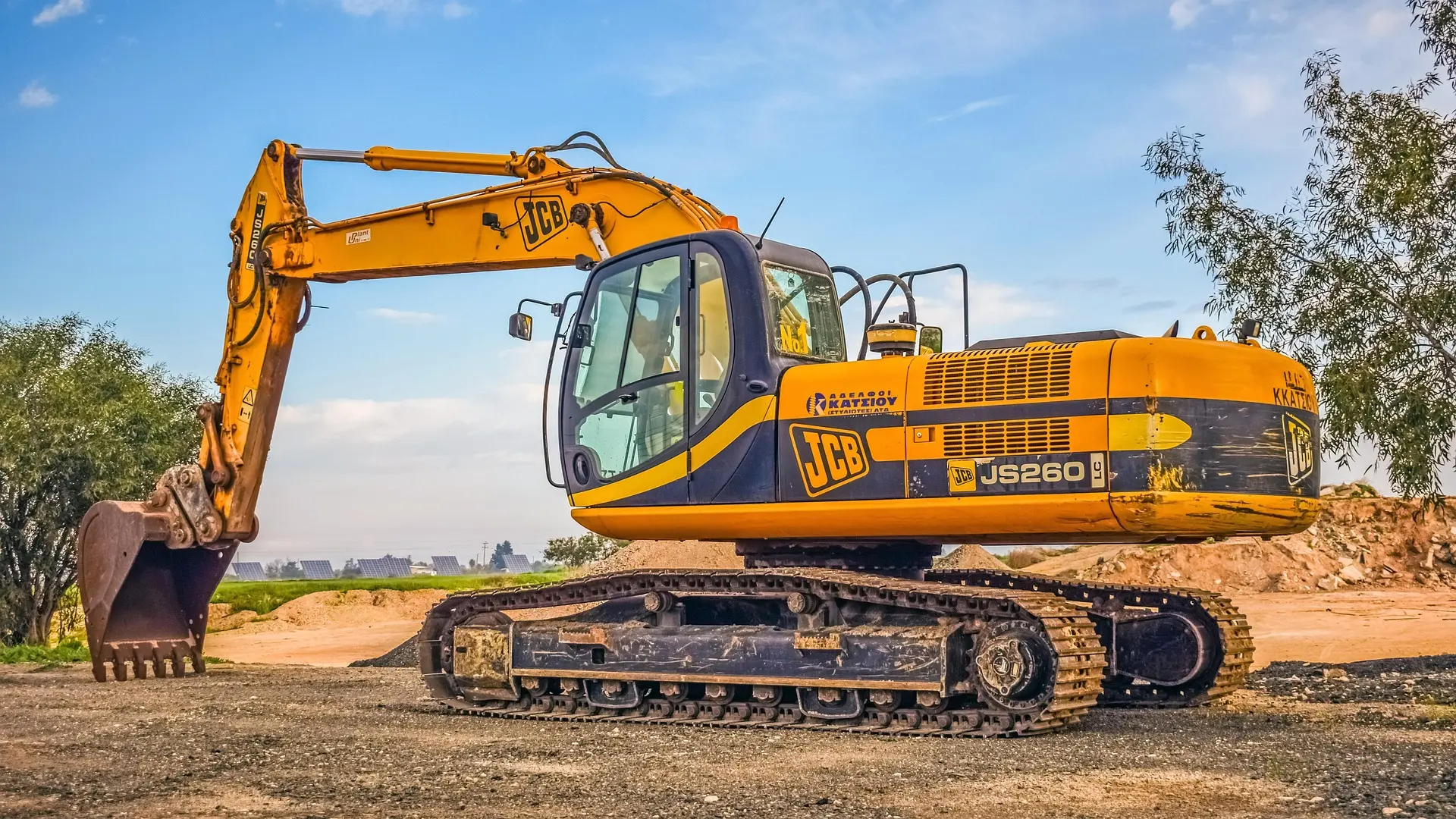 Heavy machinery used by Eagle Infra India for large-scale highway construction